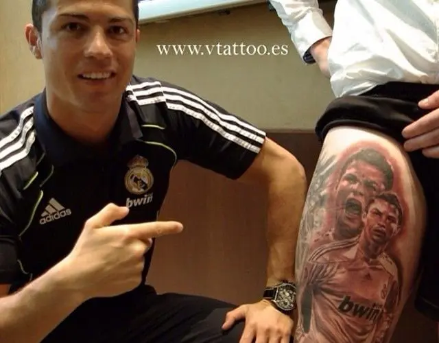 Cristiano Ronaldo 7 Jersey Tattoo  Cristiano ronaldo Tatuagem Ronaldo